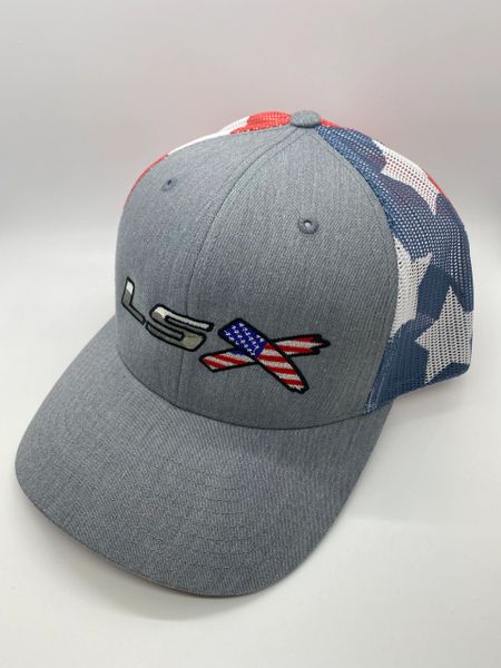 LSX -Limited Edition patriotic snapback with big flag logo