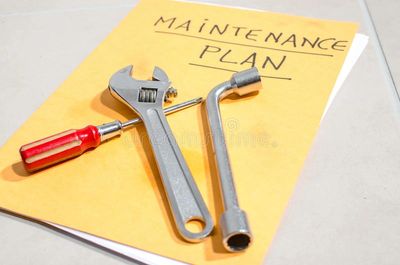 Make a Maintenance Plan