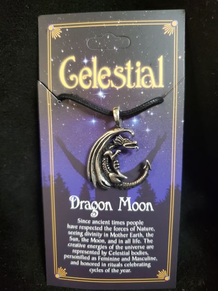 Necklace by Celestial: "Dragon Moon"