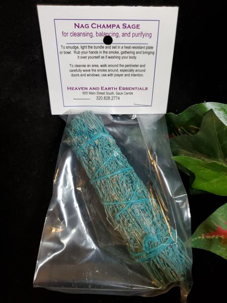 Smudge Bundle: 4" Nag Champa & Sage