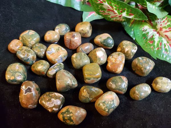 Tumbled Crystal: Rainforest Rhyolite