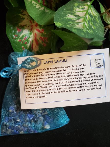 Mini Crystals Bag: Lapis Lazuli