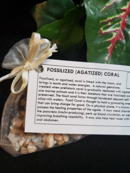 Mini Crystals Bag: Coral, Agatized