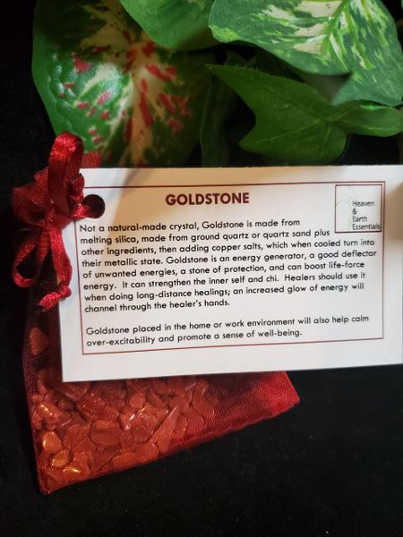 Mini Crystals Bag: Goldstone