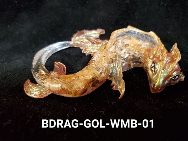 Orgone Baby Dragon: Wood, Mookaite & Brass