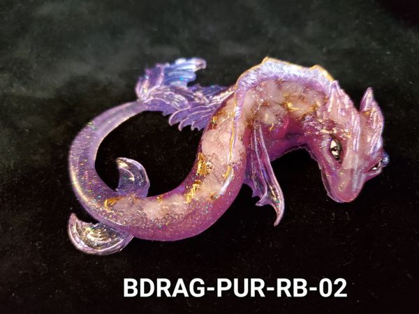 Orgone Baby Dragon: Purple & Gold