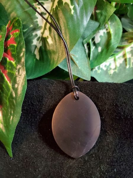 Necklace: Polished Shungite