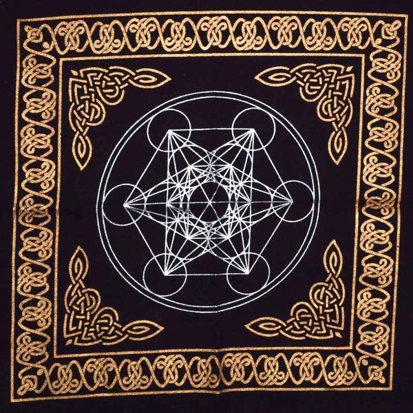 Altar Cloth: 18"x18" Metatron's Cube