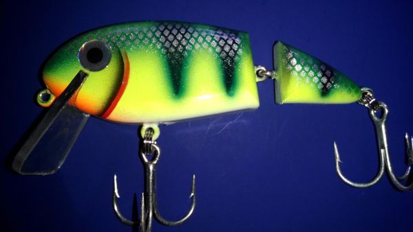 4.5 inch Jointed SS Shad-Fluorescent Bluegill Pattern