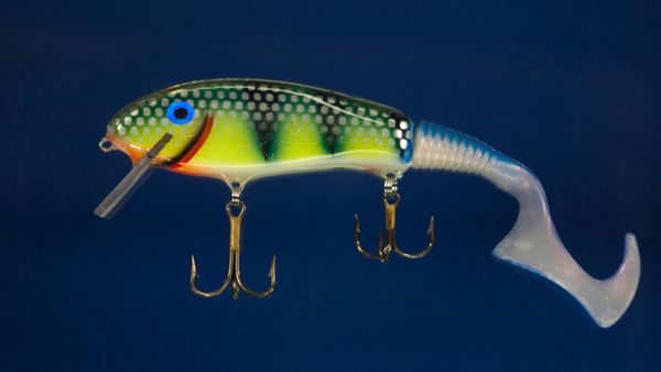 Baby Squirrely SS Shad-Fluorescent Bluegill Pattern