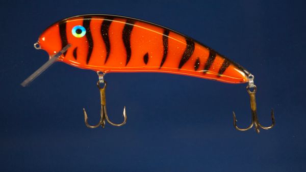 4.5 inch SS Shad-Orange Tiger