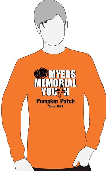 Myers Memorial Pumpkin Patch LONG sleeve T