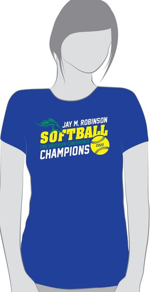 Softball Championship short sleeve cotton T shirt