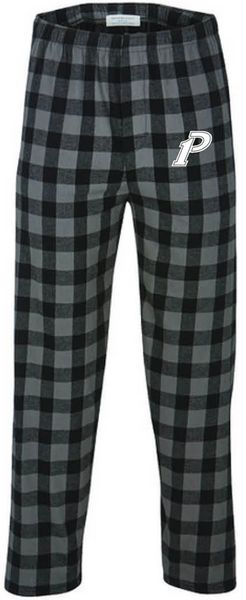 MEN'S CUT Boxercraft Lounge Pants-Black/Gray Plaid