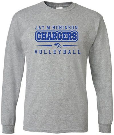 Volleyball long sleeve cotton shirt