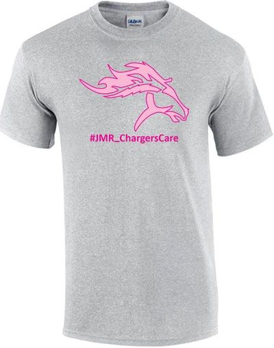 Jay M. Robinson Chargers Care Cancer support shirts (unisex style)