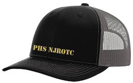 Black and Gray PHS NJROTC HAT