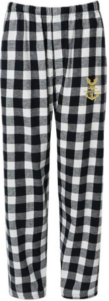 MEN'S CUT Boxercraft Lounge Pants-Black/White Plaid