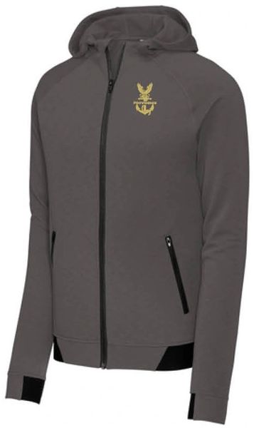 PHS NJROTC Men's hooded Jacket with logo left chest