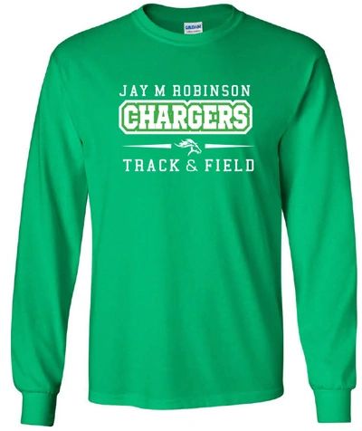 Track and Field long sleeve poly shirts