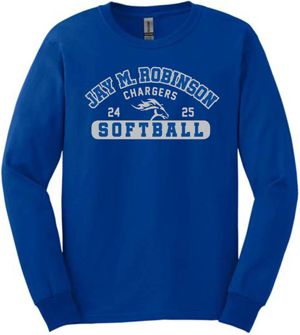 Softball long sleeve cotton shirt