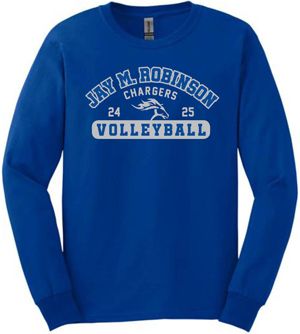 Volleyball long sleeve cotton shirt