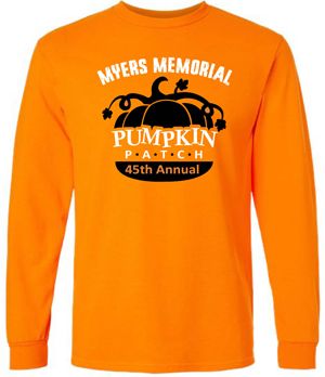 Myers Memorial Pumpkin Patch LONG sleeve T