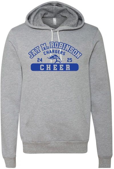 3 piece Cheer Package- Hoodie, T-Shirt, and long sleeve T