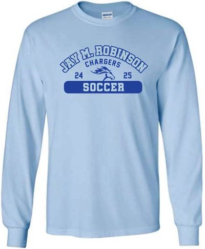 Soccer long sleeve cotton shirt