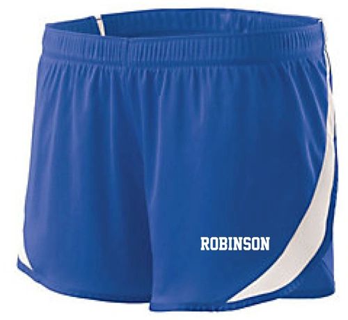 Robinson Ladies/girls shorts- royal with white imprint
