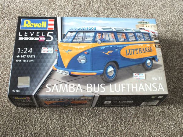 Maquette VW T1 Samba Bus Lufthansa Revell 67436 Model Set 167 pièces - Maquette | fnac Suisse