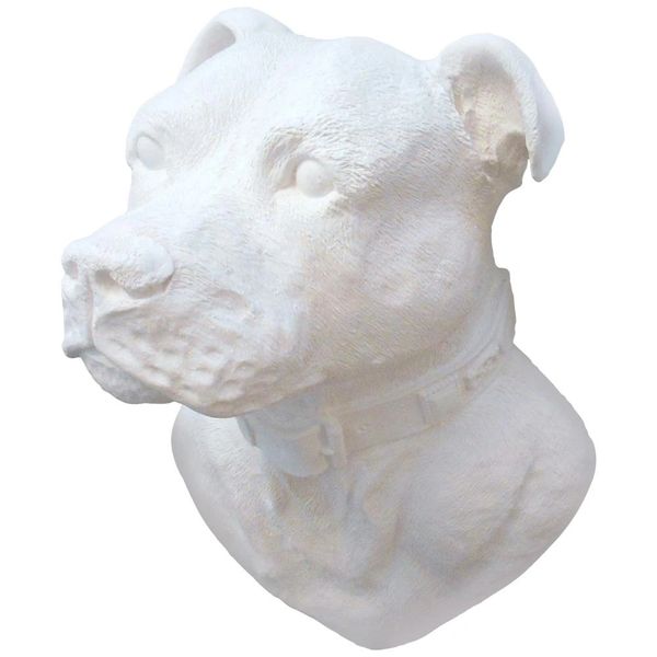 resin staffordshire bull terrier garden ornaments