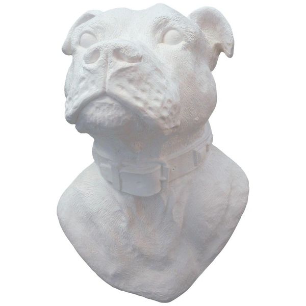 resin staffordshire bull terrier garden ornaments