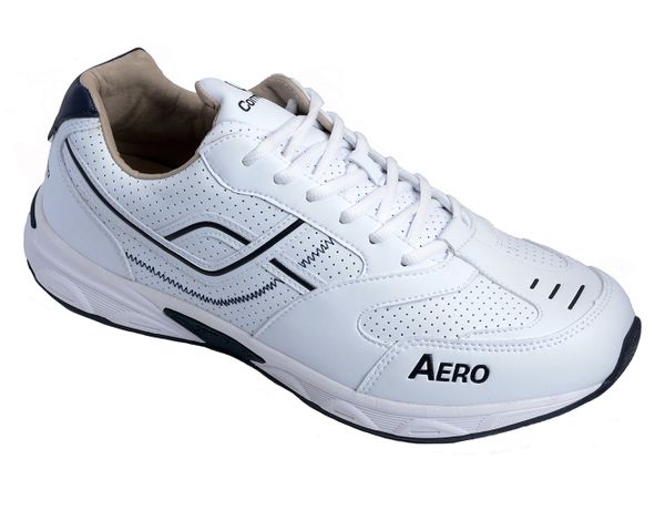 Aero ComfitPro Shoes Eclipse Mens White and Navy SPECIAL CLOSEOUT PRICING