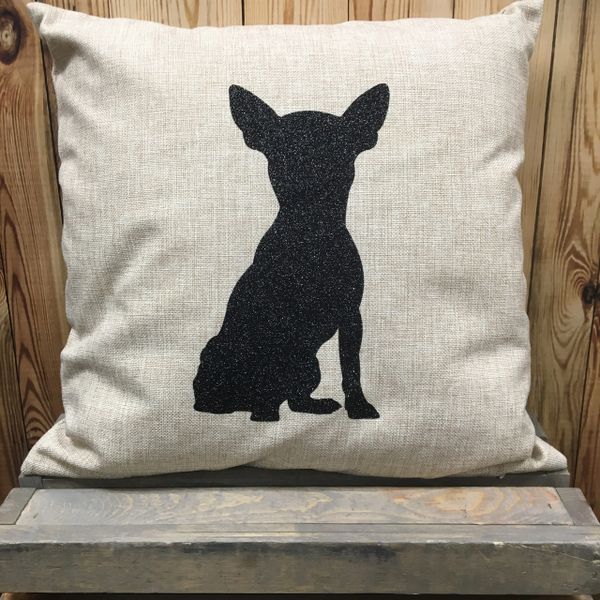 Chihuahua (Shorthaired) 18" Pillow/Pillowcase