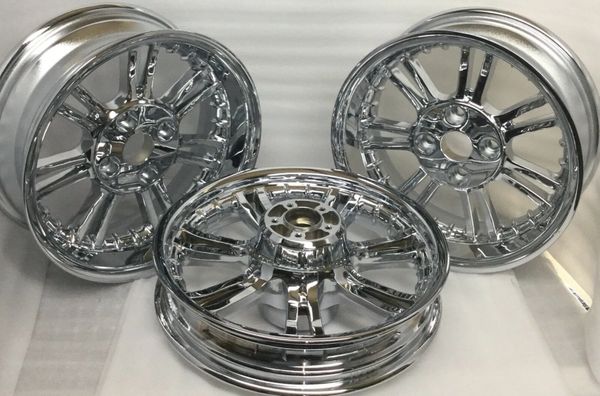 Harley Davidson Trike Tri Glide FLHTCUTG 2009-2023 Chrome Wheels Rims ...