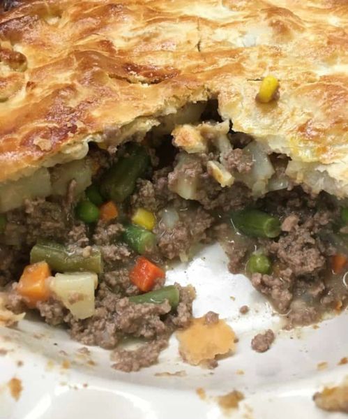 Home Made Beef Pot Pie Wednesday Delivery
