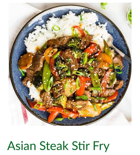 Asian Steak Stir-Fry Monday Delivery