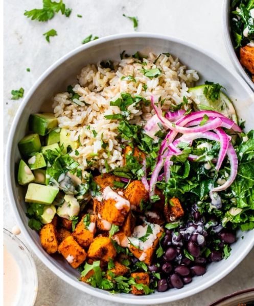 Roasted Sweet Potato & Black Bean Bowl Wednesday Delivery
