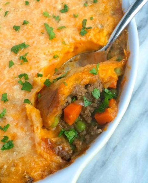 Turkey-Sweet Potato Sheppard Pie