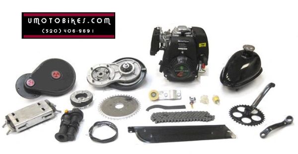 THUNDER (TM) 48CC 4-STROKE BICYCLE MOTOR KIT WITH BELT DRIVE TRANSMISSION