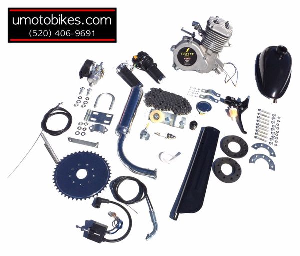 IGNITE (TM) 66/80CC 2-STROKE BICYCLE MOTOR KIT