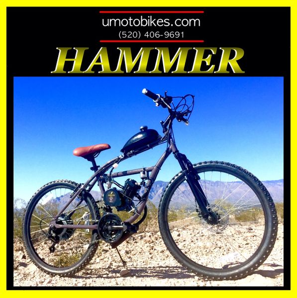 DO-IT-YOURSELF U-MOTO HAMMER TM 2-STROKE MOTORIZED MOUNTAIN BIKE SYSTEM