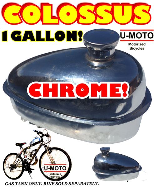 fuel tank for motorized bicycle