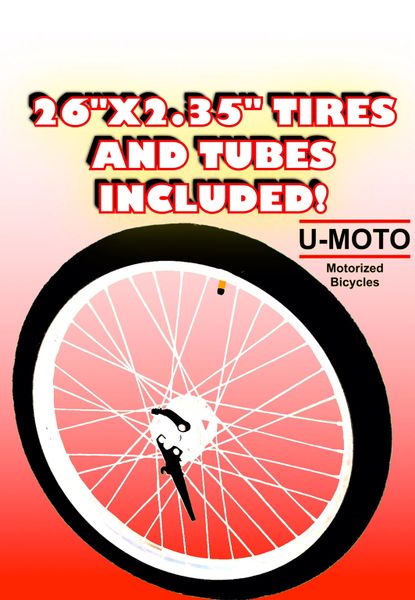 Heavy duty motorized bike wheels hot sale