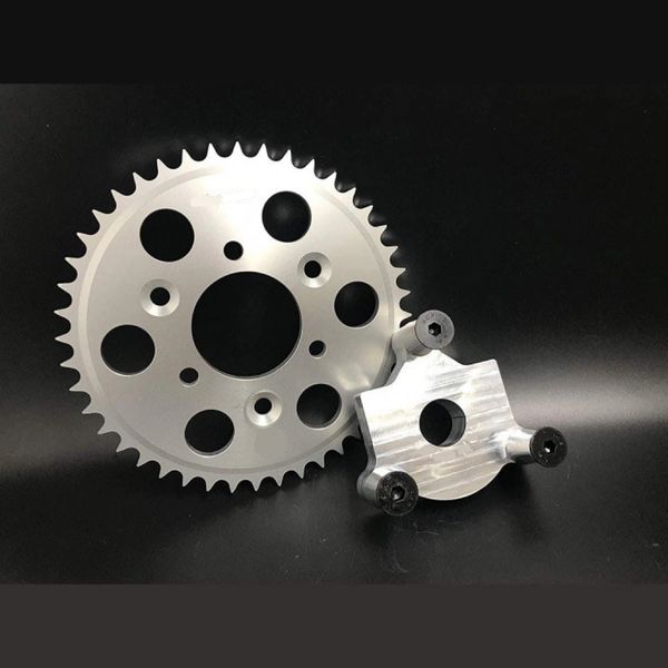 MOTORIZED BICYCLE CNC Rear Hub Adapter 1" and 40T CNC Sprocket