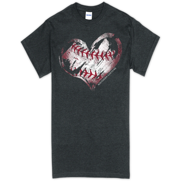Southern Couture - Baseball Heart (Front Design)
