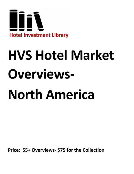 Hvs Hotel Market Overviews North America