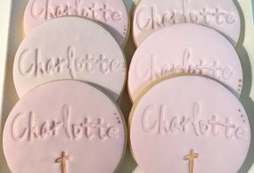 Personalised cookies for Holy Communion