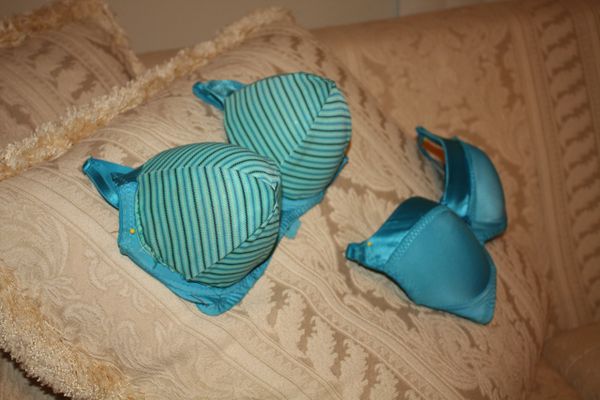 BEV'S BLUE BRA (ON THE LEFT) is larger and stronger than the smaller other company's bra as shown in the picture. Look and see our lift and hold them quality.